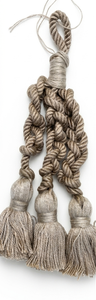 Handmade Rope Curtain <b>Tieback</b> Tassel Decorative Window Drapery Holdback Beige Color - Product Image 4