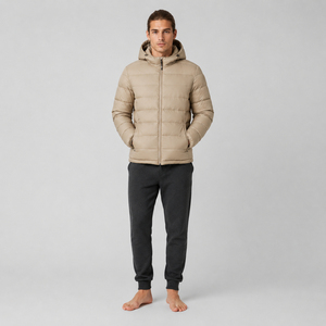 Breathable <b>Padded</b> High Street Front Wholesale Premium Quality Canvas Winter <b>Jacket</b> Men Casual Puffer Coat <b>Waterproof</b> Windproof - Product Image 1