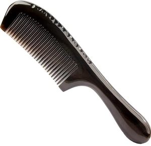 Peine de cuerno natural hecho a mano – Peine antiestático de dientes finos con mango suave para un cuidado del cabello delicado - Product Image 6