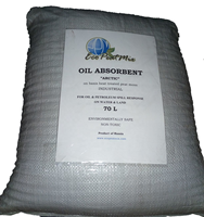 Ecopeatmix Absorbant d'huile ARCTIC 8-10g/g Absorption 120-200 Kg/m Densité apparente 0.5-0.8mm Fraction Réponse aux déversements d'hydrocarbures -50°C