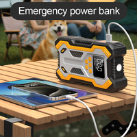 150PSI Multifunction Portable 12V Car Jump Starter Power Bank 6000mAh/8000mAh/10000mAh Tire Inflator Air Pump Battery Booster
