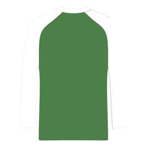 Chemise à manches longues raglan vert émeraude Iota Phi Lambda Sorority, manches blanches, vêtements à lettres grecques, haut décontracté pour femme, qualité supérieure - Product Image 2