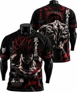 เสื้อยืดกราฟิกสไตล์อนิเมะ เสื้อยืดผ้าฝ้ายพรีเมี่ยม - Product Image 2
