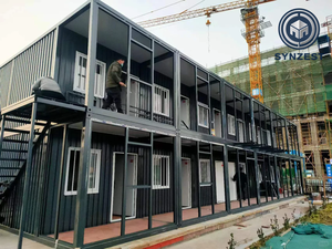 20-футовый расширяемый двухэтажный контейнерный дом класса люкс, готовый к заселению - Product Image 2