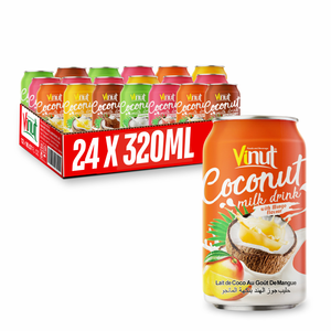 Muestra Gratuita Exclusiva de Bebida de Leche de Coco con Sabor Variado, VINUT, Fabricante Vietnamita, Precio al por Mayor, Etiqueta Privada Disponible - Product Image 1