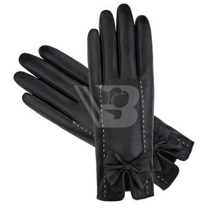 Pakistan Supplier Winter <b>Gloves</b> Black Color Outdoor <b>Warm</b> Winter <b>Gloves</b> Leather <b>Gloves</b> - Product Image 2