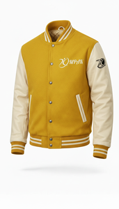 Winter Fashion Varsity <b>Jackets</b> Wool Viscose Polyester Cotton Hooded Front Logo Unisex Oversized - Product Image 6