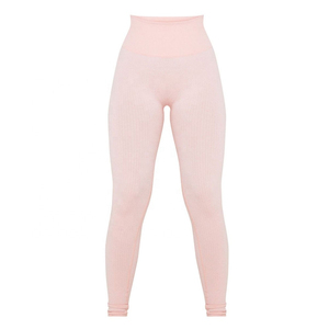 Leggings Deportivos de Cintura Media para Mujer, Tejidos, Transpirables, Sin Costuras, Venta al Por Mayor, Logotipo Personalizado, Ropa Casual - Product Image 3
