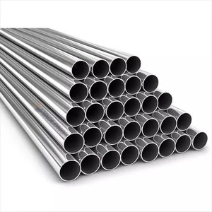 Tube rond en acier inoxydable ERW galvanisé non allié pour chaudière, fluide hydraulique, gaz et usage structurel - Product Image 1