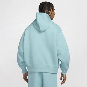 Ventes en gros de sweats à capuche d'hiver pour hommes de haute qualité, sur mesure, grande taille, uni, luxe, coupe classique, mélange polyester/coton, écologique, 340g - Product Image 3