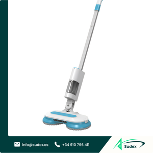 Sudex B08 Rechargeable Electric <b>Mop</b> Detachable Water Tank Spray System Wet Dry Cleaning Household Floor Cleaner - Product Image 1