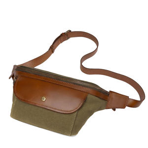 Bolso de Cintura Vintage Estilo Streetwear, Riñonera Ajustable Ligera con Bolsillo con Cremallera, de Lona para Hombre y Mujer, Ideal para Viajes y Actividades al Aire Libre - Product Image 6
