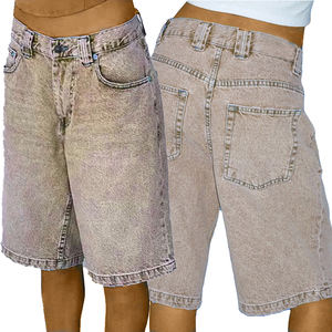 Overol de Mezclilla de Algodón 100% Ecológico, Transpirable, de Corte Regular, Pierna Ancha, Estilo Hip Hop Vintage, de Longitud Media, para Mujer - Product Image 6