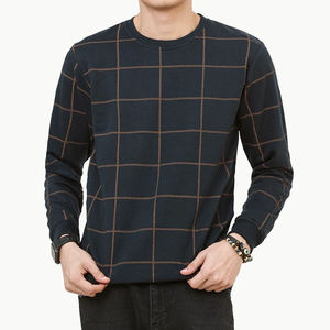 Trending 2026 Premium <b>Men's</b> Crew Neck Fleece Sweatshirt Warm Casual <b>Pullover</b> for Autumn Winter Streetwear - Product Image 1