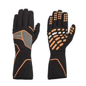 Gants de course professionnels unisexes en cuir légers à cinq doigts compatibles avec les écrans tactiles pour karting – Vente en gros - Product Image 3