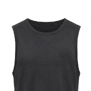 Sherpa Shearing Singlet <b>Vest</b> <b>Long</b> Tail Cotton Soft Durable Comfortable Farming Work <b>Vest</b> Custom Printing Oem Odm - Product Image 4