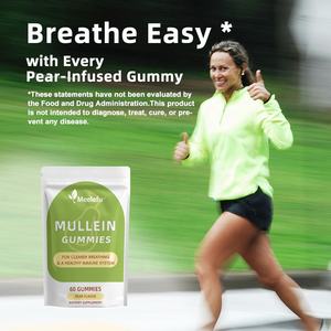 Permen Kunyah Daun Mullein Label Pribadi dengan Quercetin untuk Sistem Pernapasan dan Pencernaan - Product Image 4