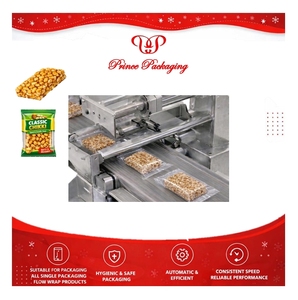 Multi Function <b>Pillow</b> Packaging Automatic Feeding Snack Food Peanut Chikki Packing Machine Chocolate bar Packaging Machine - Product Image 3