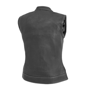 Chaleco de Motociclista para Mujer, Estilo Biker, Elegante, Duradero, Cómodo, Ligero, 1 Pieza - Product Image 4