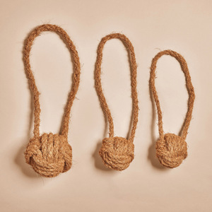 Juguetes ecológicos para mascotas, cuerda natural de cáscara de coco para que las mascotas lo muerdan, juguete mordedor al precio más bajo. - Product Image 6