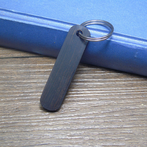 Porte-clés en bois vierge à personnaliser, formes rectangulaire, cœur, rond, à graver - Product Image 5