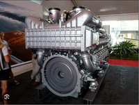 Moteur diesel d'origine neuf de la série 4000, MTU 20V4000, 4300 kW/2100 tr/min, 86,2 L, pour usage maritime
