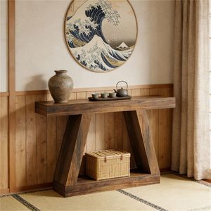 Multi-Purpose <b>Console</b> <b>Table</b> with Storage Space for Use As a <b>Sofa</b> <b>Table</b> or Entrance <b>Table</b> - Product Image 1