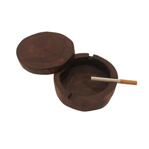 Luxury Solid Wood 4-Piece Cigar Accessories <b>Ashtray</b> for Home or Hotel Use - Product Image 4