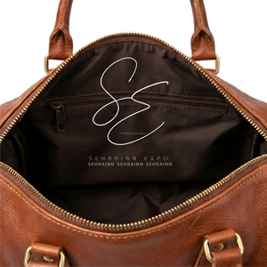 SEHRAINN Nouveau Sac de Voyage en Cuir Marron Léger et Durable de Haute Qualité, Style Bohème Chic Western Cowgirl, Sac Bandoulière Rapide - Product Image 5