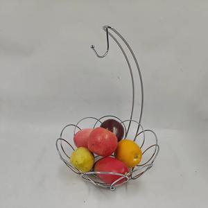 Corbeille à fruits moderne en acier inoxydable, idéale pour les maisons, les bureaux et les salles de pause pour ranger les collations partagées de manière hygiénique. - Product Image 6