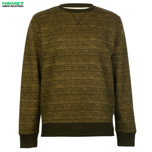 Sweat-shirt à col rond pour homme, à cordon de serrage réglable et long, avec cordons à embouts métalliques, haut d'extérieur matelassé épais - Product Image 2