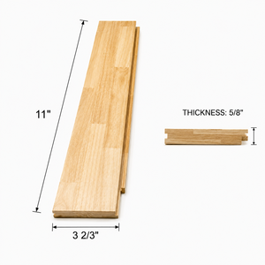 Durable Solid Rubber Wood Finger Jointed Modern Easy Clean Side Panel for Kitchen Cabinet Drawer Construction - Product Image 2
