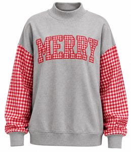 Sudadera Ecológica de Cuello Alto para Mujer, con Logotipo Bordado Personalizado, Diseño a Cuadros, Felpa de Algodón, Estilo Casual y Holgado - Product Image 6