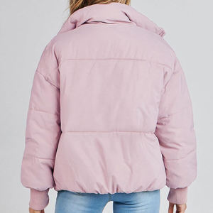OEM Factory Prices Women's Customized Heated Eco-Friendly <b>Quilted</b> Puffer Coat Jacket Nylon Lining Waterproof Breathable Casual - Product Image 5