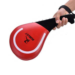 Protège-tibias de Taekwondo en cuir de vachette respirant, écologique, léger, avec prise en main facile, unisexe - Product Image 1