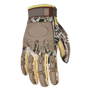 Gants de travail pour mécaniciens, motif Shadow Grass Blades, respirants, paume renforcée avec TPR au dos de la main pour une résistance aux chocs - Product Image 4