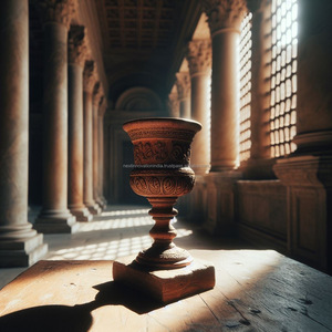 Elegancia inigualable Recipiente para beber de primera calidad Exquisito Cáliz de madera Cáliz Habilidad artesanal Sofisticación atemporal La mejor cerveza - Product Image 1