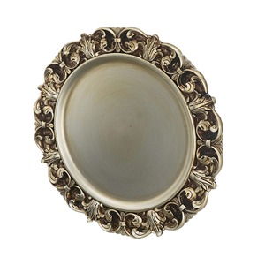 Assiette de service dorée de style royal pour table à manger, aspect antique, élégante, vintage, décorative. - Product Image 6