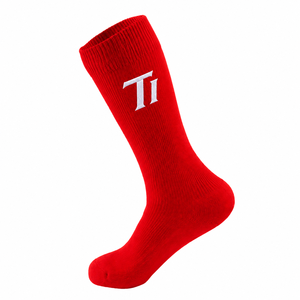 TI Sports Crew <b>Socks</b> Custom Logo Athletic Performance <b>Socks</b> Premium Knee High Sports <b>Socks</b> with TI Custom Logo Custom Team Crew - Product Image 2