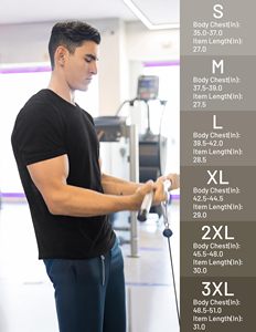 Camiseta Deportiva para Hombre, de Secado Rápido, Cuello Redondo, 100% Poliéster, Manga Corta, para Entrenamiento, Running, Natación - Product Image 6