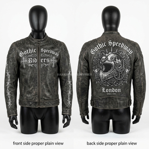 Veste de course en cuir de qualité professionnelle avec protections homologuées CE pour la conduite à haute vitesse sur circuit, design personnalisé par sublimation - Product Image 3