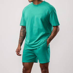 Shorts décontractés pour hommes en pur coton, taille mi-haute, avec cordon de serrage, délavés à l'acide, personnalisables, par le fabricant - Product Image 5