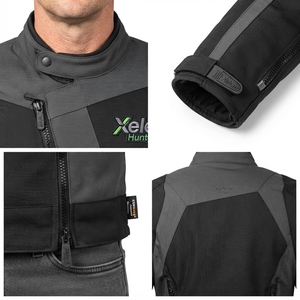 Blouson de moto OEM pour homme en Cordura 600D, avec empiècements de précision en textile, pour le sport et le tourisme, équipement de protection personnalisé - Product Image 4