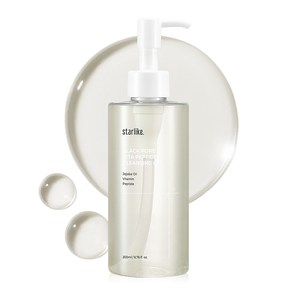 STARLIKE Aceite Limpiador con Péptidos Vita para Poros Negros 200ml |   Aceite de Jojoba para Limpieza Profunda de Poros y Eliminación de Puntos Negros, Disponible al por Mayor - Product Image 1