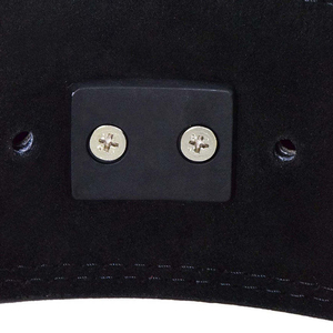 Ceinture de musculation en cuir de vachette marron, large, avec support lombaire et boucle réglable pour l'haltérophilie et l'entraînement en salle de sport - Product Image 4