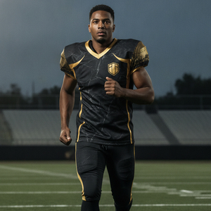 Tenues de football sublimées haut de gamme, numéros personnalisés brodés, maillots de rugby américains, vêtements de sport légers - Product Image 4