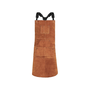 Heat Resistant Flame Resistant <b>Work</b> <b>Apron</b> Silk Embossed Knitted Fabric Restaurant & Bar Use Men's - Product Image 2