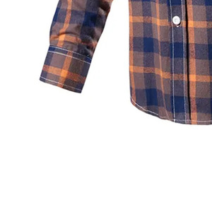 Camisa de Hombre a Cuadros con Botones, Manga Larga, Algodón, Estilo Business, Directo de Fábrica - Product Image 4