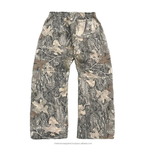 Pantalon cargo ample et évasé pour homme, style streetwear, multi-poches, décontracté et tendance, design personnalisé, vente en gros - Product Image 5