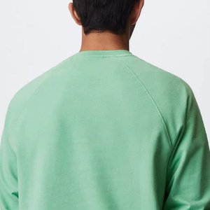 Sweat-shirt unisexe vert à col rond, coupe ajustée, imprimé animal, pull décontracté, vêtement d'automne, polyester, tissu en molleton français, poche tricotée - Product Image 3